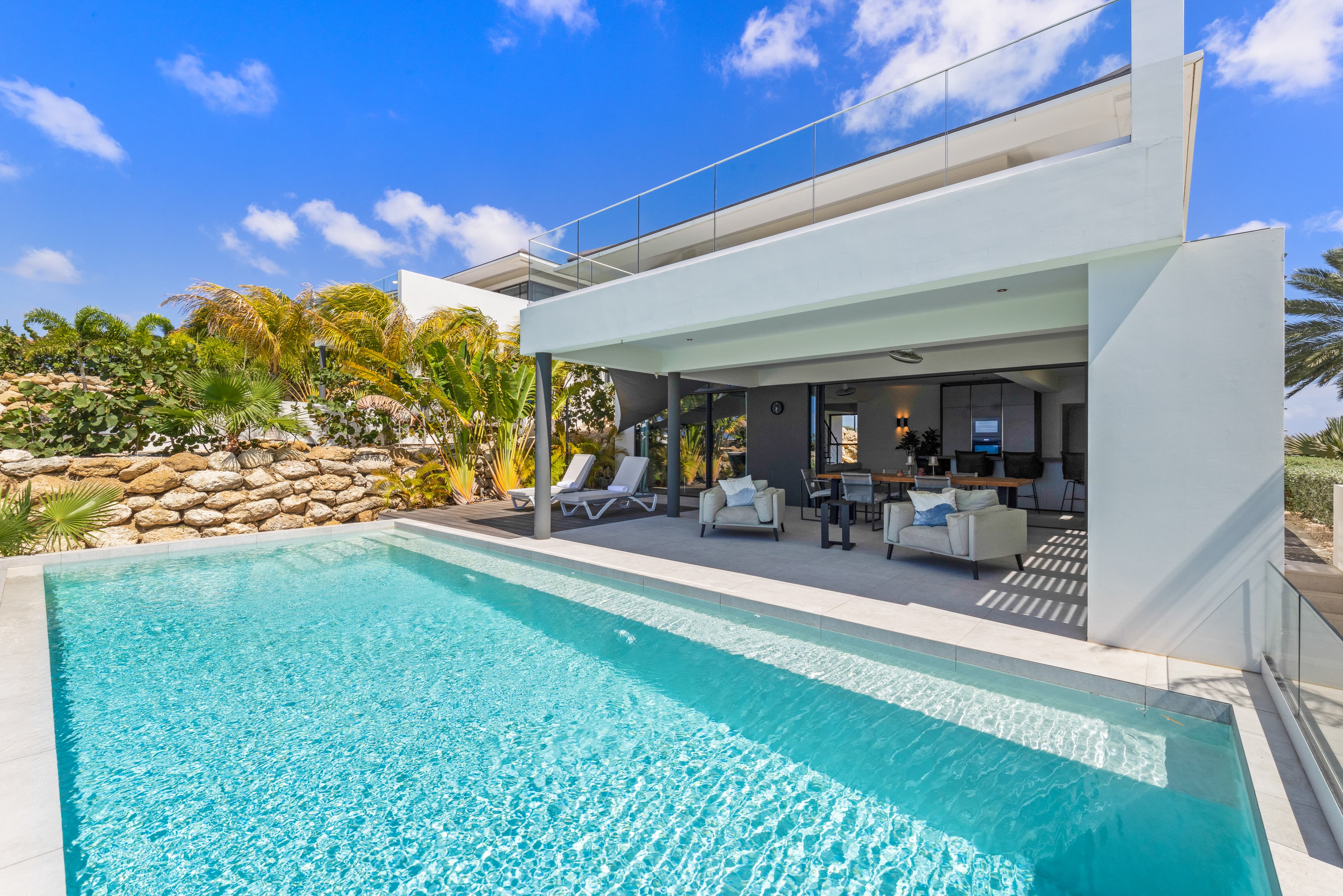 swimming pool and porch